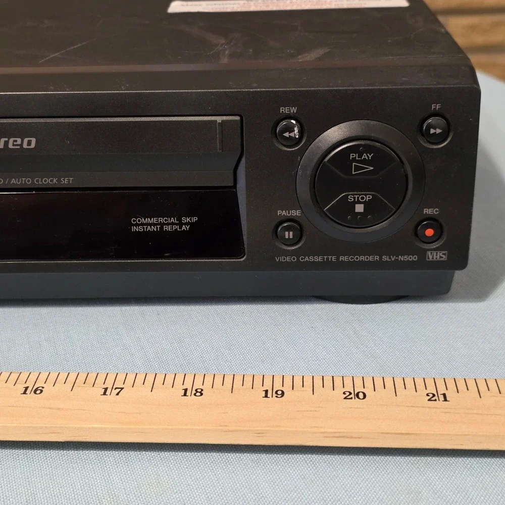Sony SLV-N500 Hi-Fi Stereo VHS VCR 4-Head Flash Rewind Video Cassette Recorder